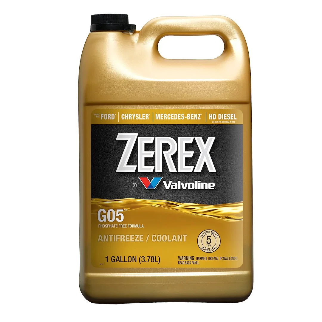 ZXG051 – ZEREX Engine Coolant, Concentrate Yellow Service Life Of Up To 5 Years Or 150,000 Miles For Light Duty Diese...